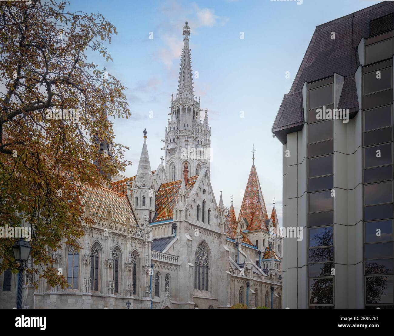 Matthias Kirche - Budapest, Ungarn Stockfoto