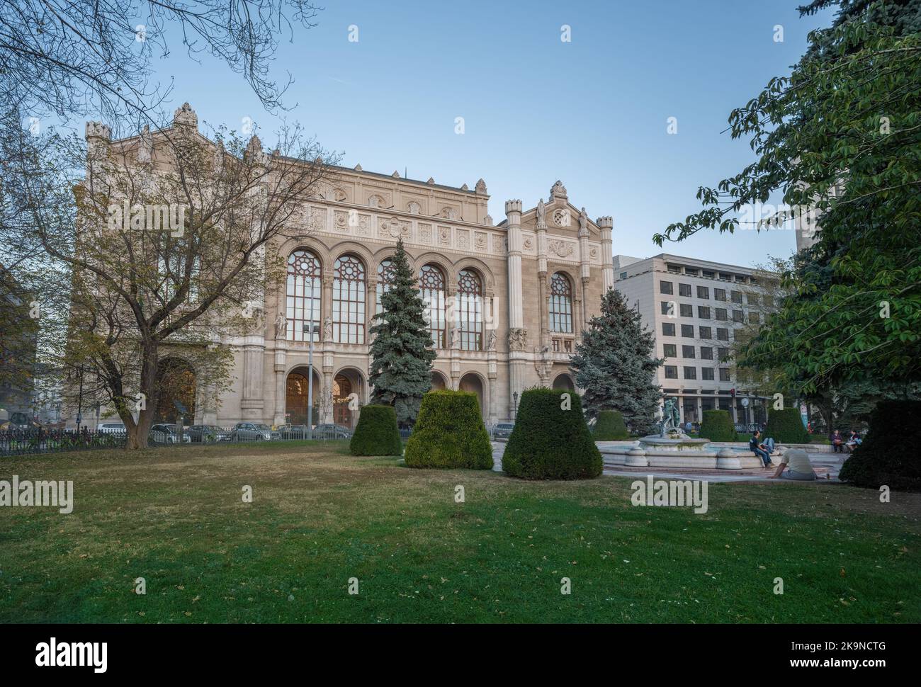 Vigado of Pest Concert Hall - Budapest, Ungarn Stockfoto