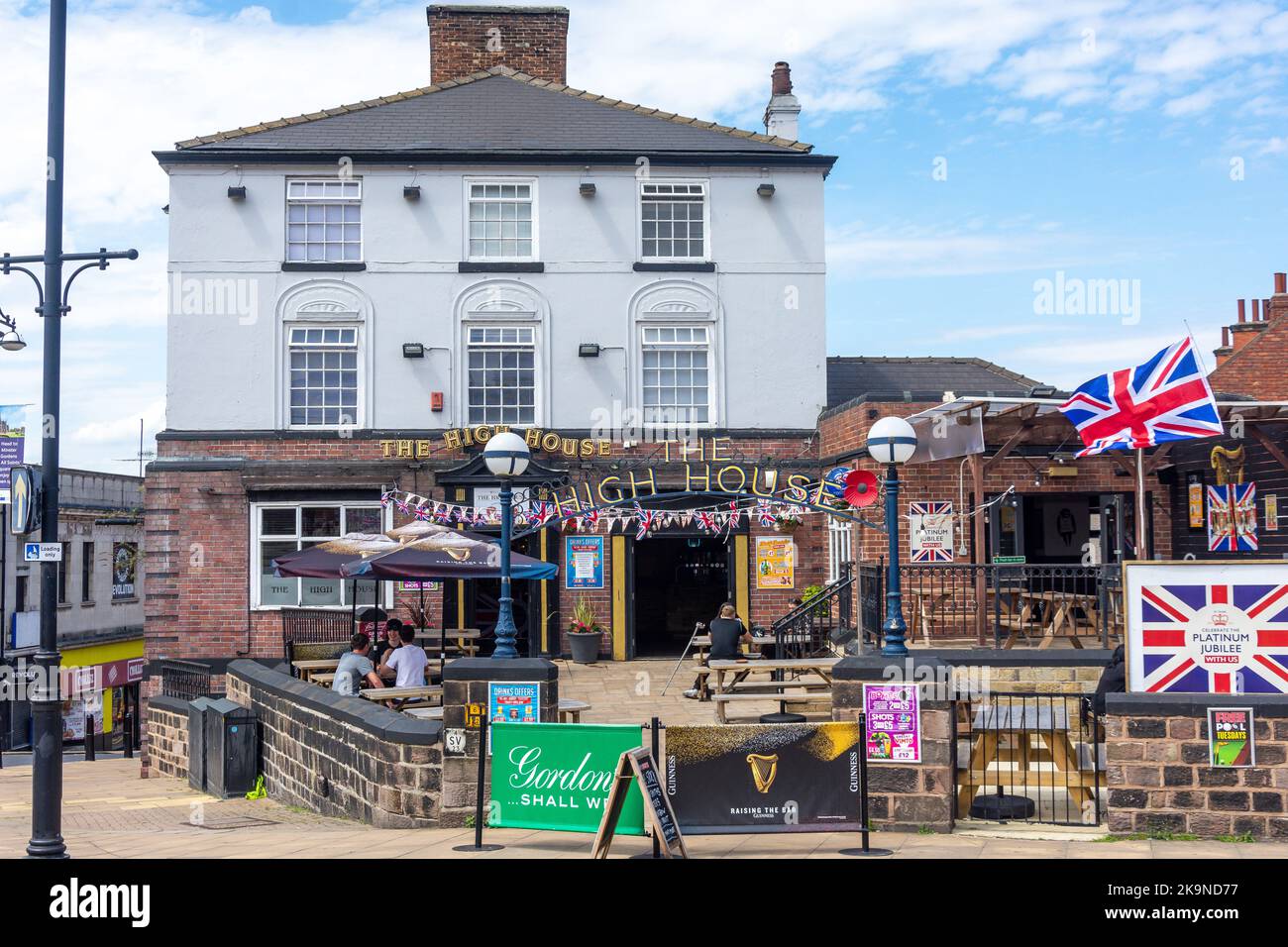 The High House Pub, Moorgate Street, Rotherham, South Yorkshire, England, Vereinigtes Königreich Stockfoto