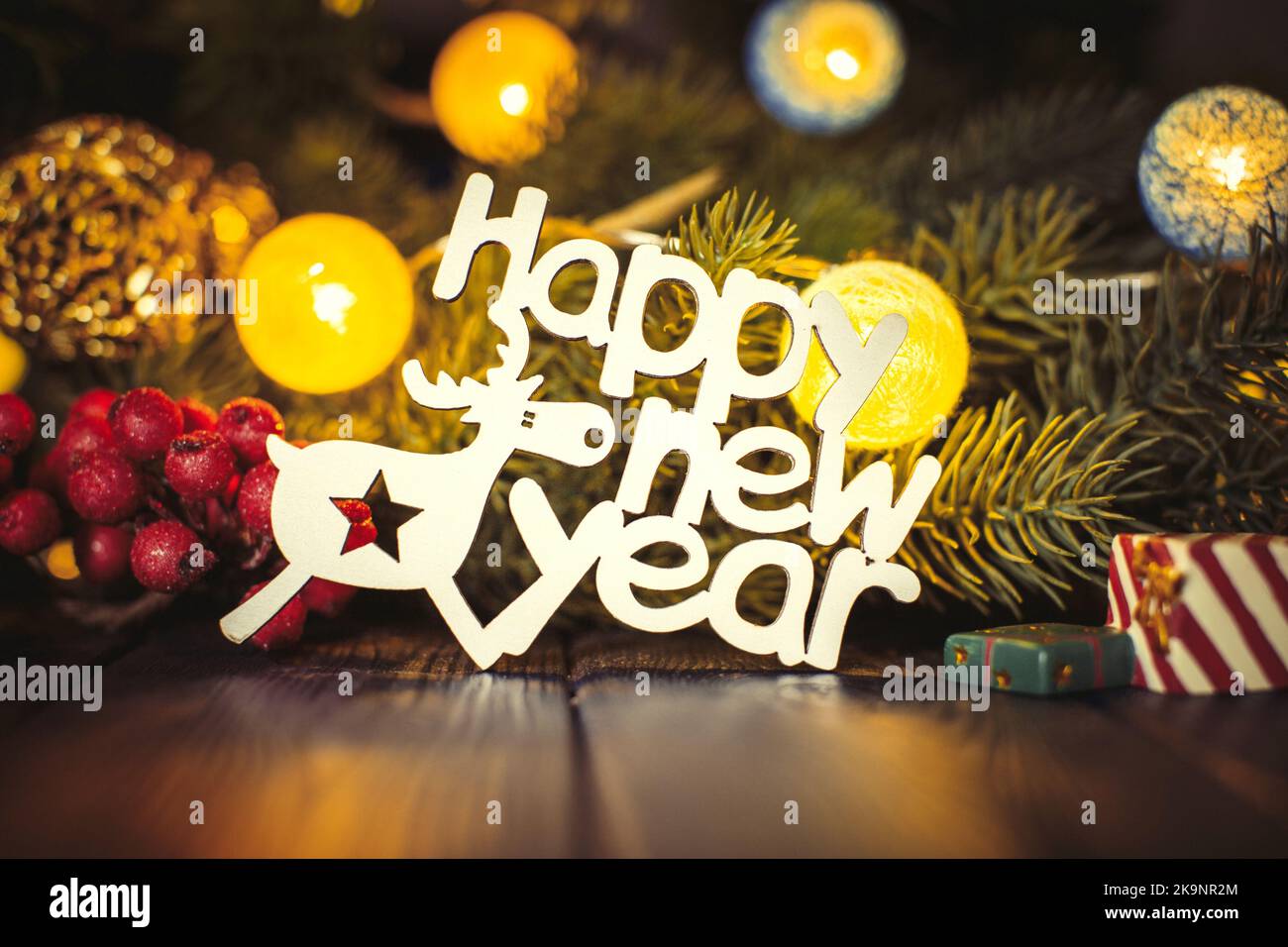 Frohe Weihnachten und schöne Feiertage Grußkarte, Rahmen, Banner. Stockfoto
