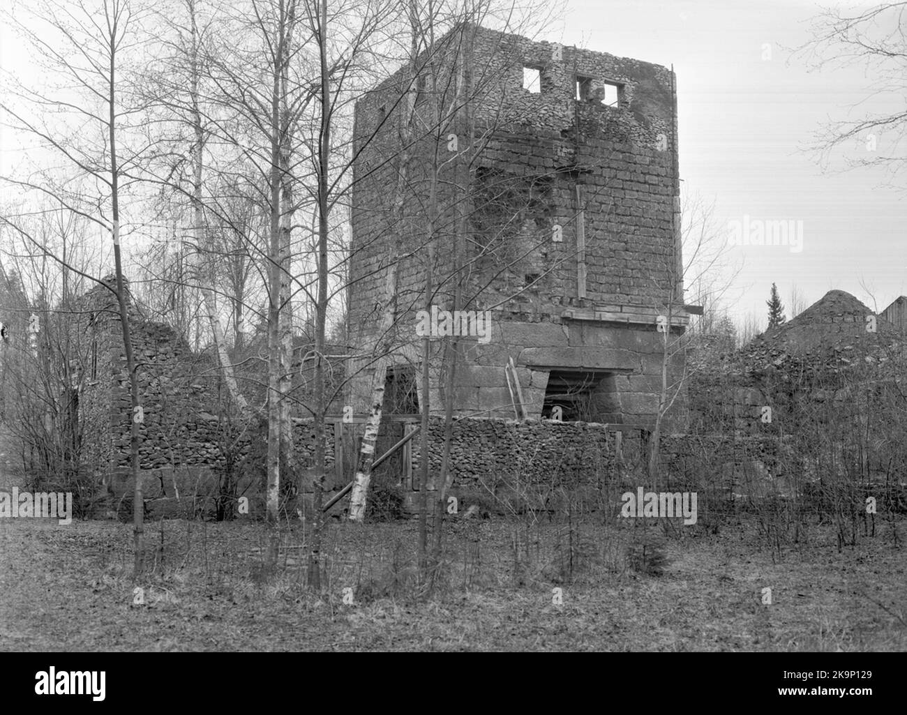 Kabine am alten Körper. Stockfoto