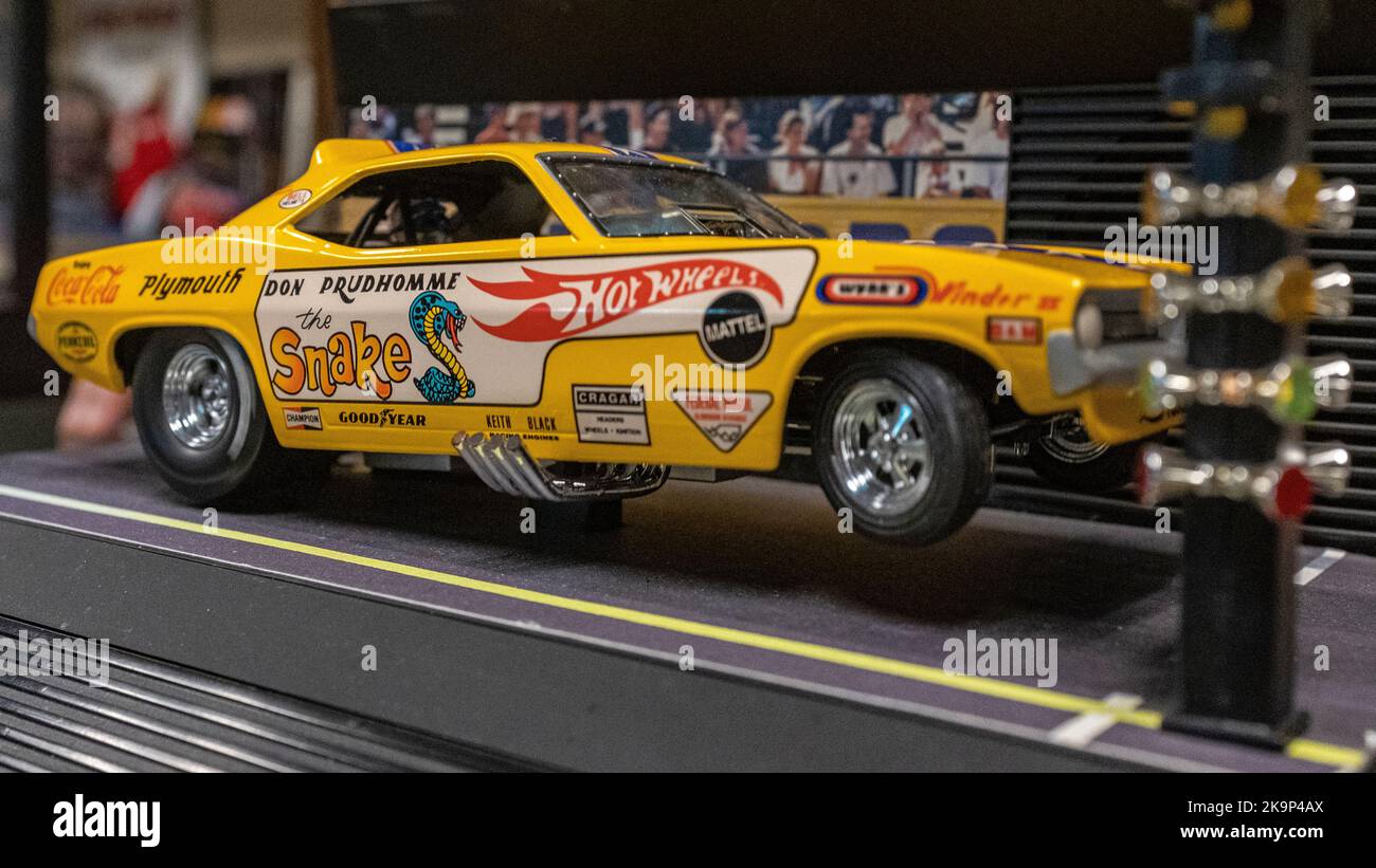 Gegenstände im Wheels Museum, Albuquerque, New Mexico Stockfoto