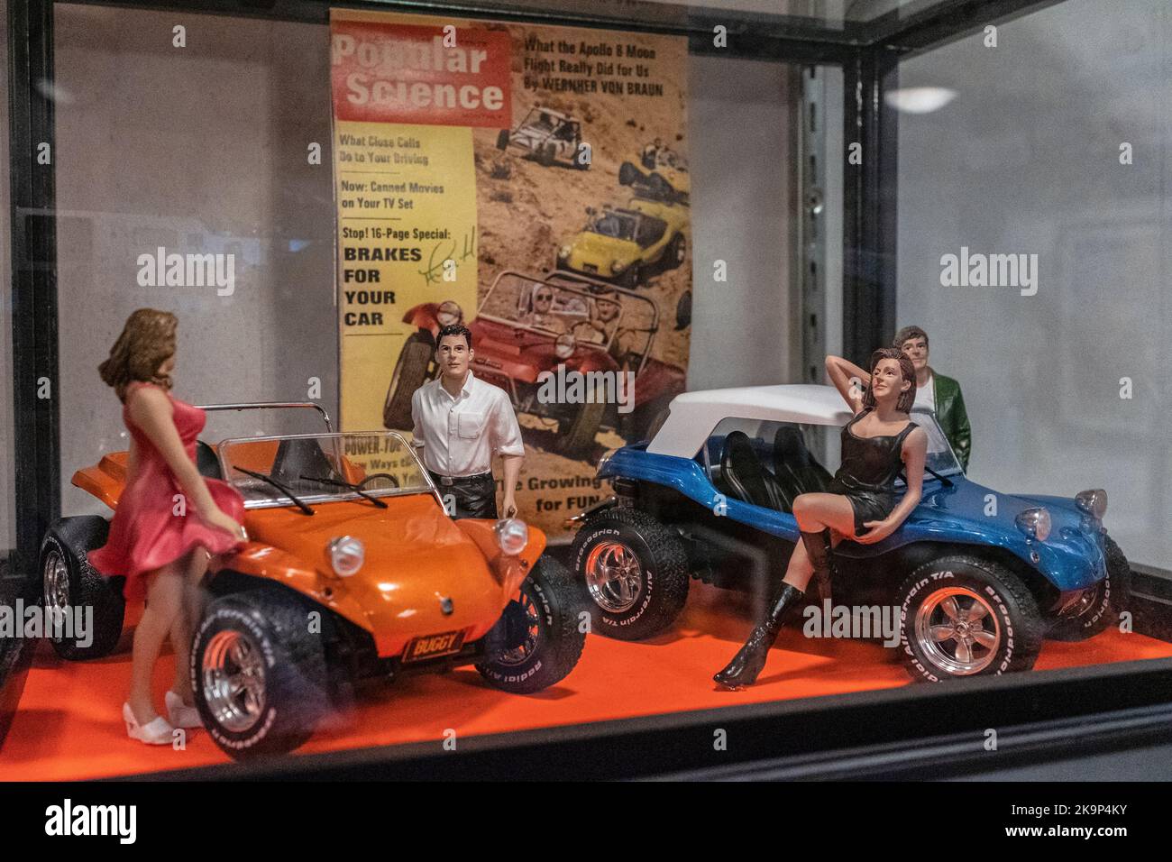 Gegenstände im Wheels Museum, Albuquerque, New Mexico Stockfoto