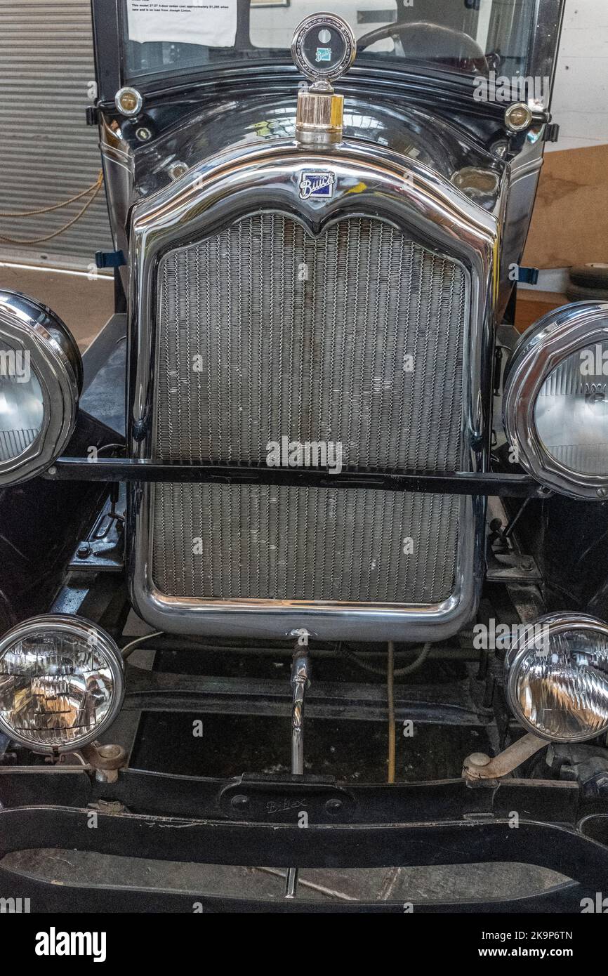 Gegenstände im Wheels Museum, Albuquerque, New Mexico Stockfoto