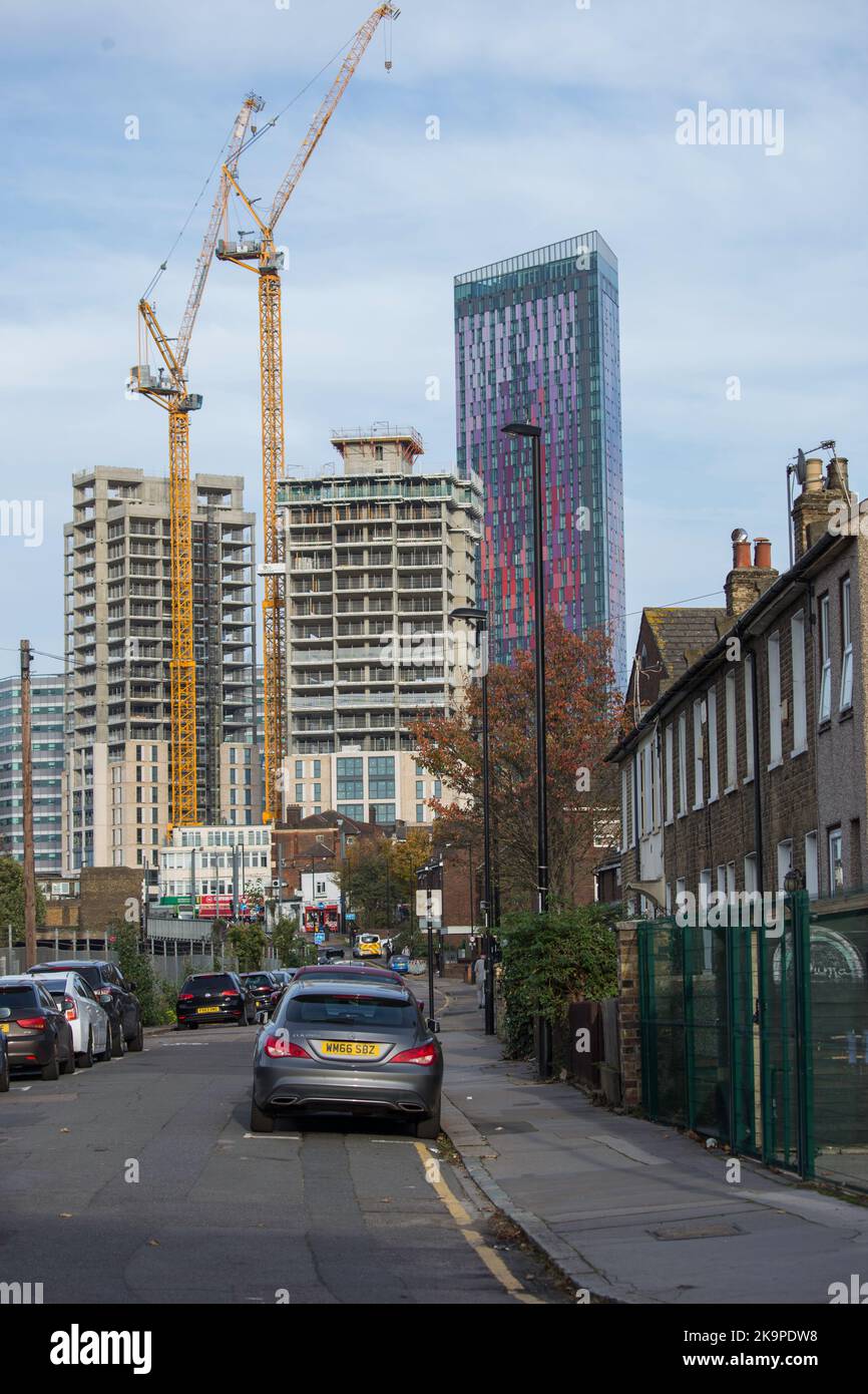 Sky Scrapers in Croyden London Stockfoto