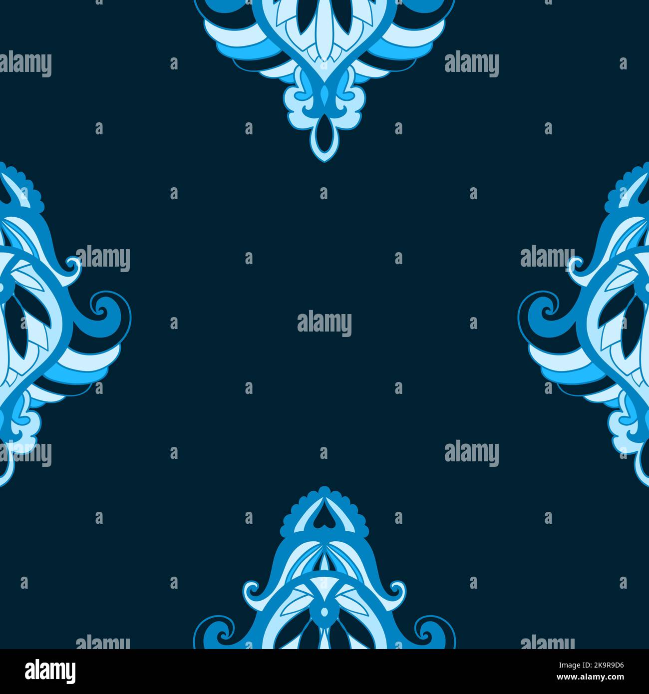 Nahtloser Hintergrund. Abstrakte Zierverzierung. Farbenfrohe Textur. Stock Vektor