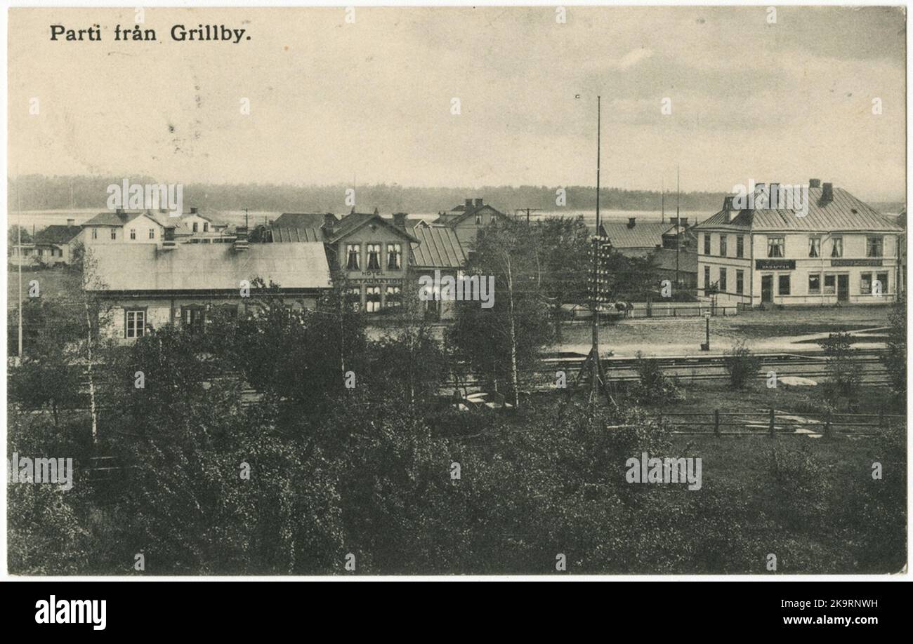 Grillby Station. Stockfoto