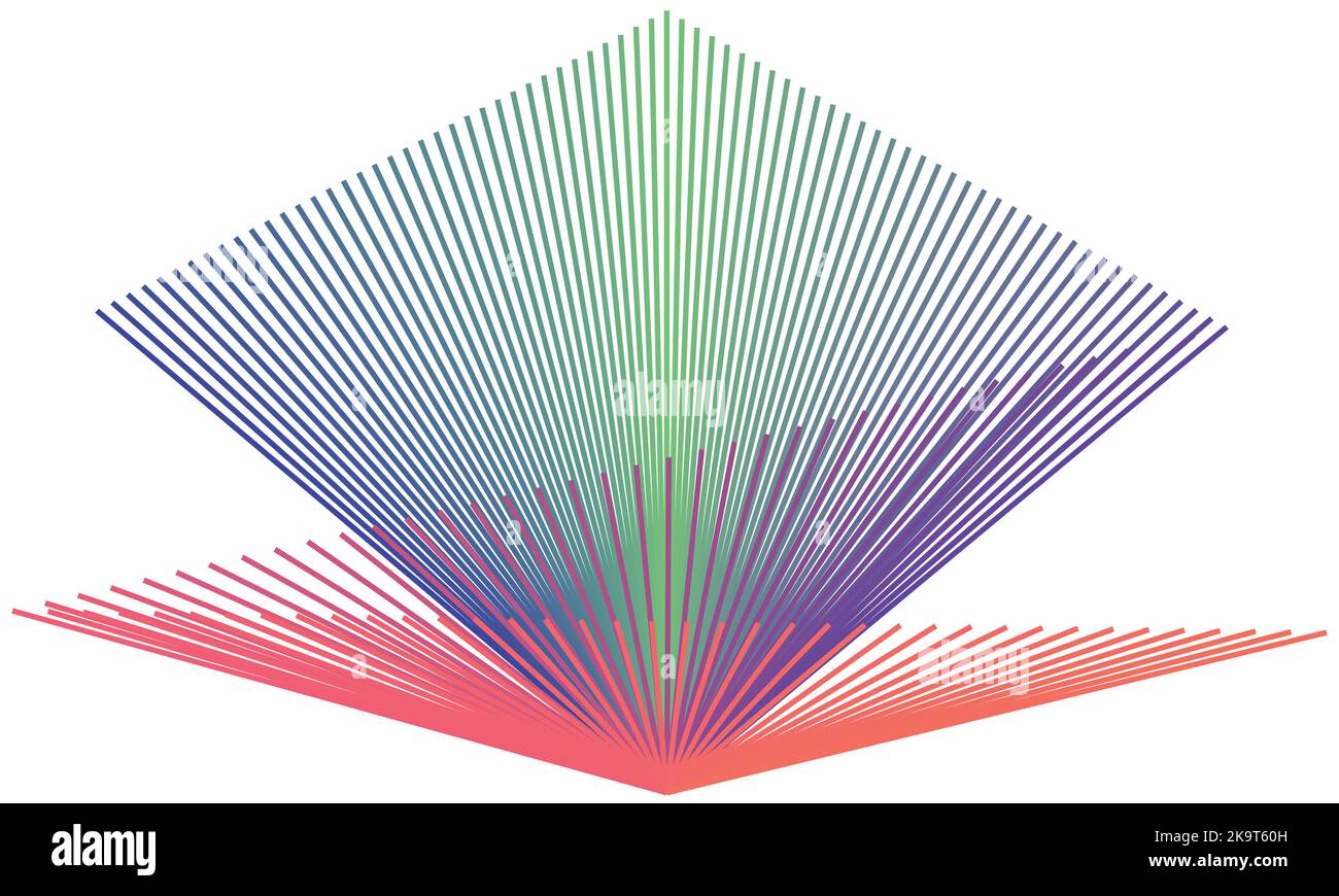 Vektor Nahtlos Parallel Diagonal Rot Grün Überlappende Farblinien Hintergrund Stock Vektor
