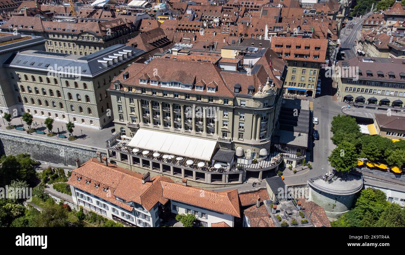 Hotel Bellevue Palace, Bern, Schweiz Stockfoto