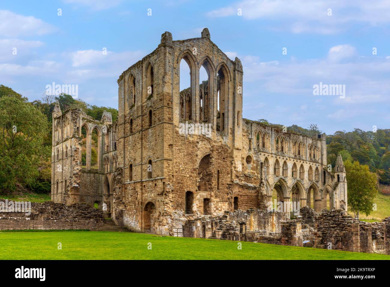 Riveaulx Abbey, North Yorkshire, England, Vereinigtes Königreich Stockfoto