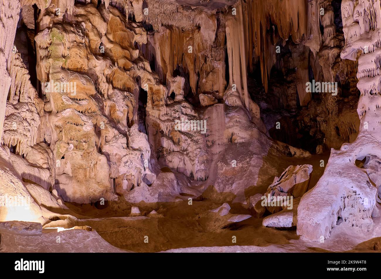 In den Cango Caves in Südafrika Stockfoto