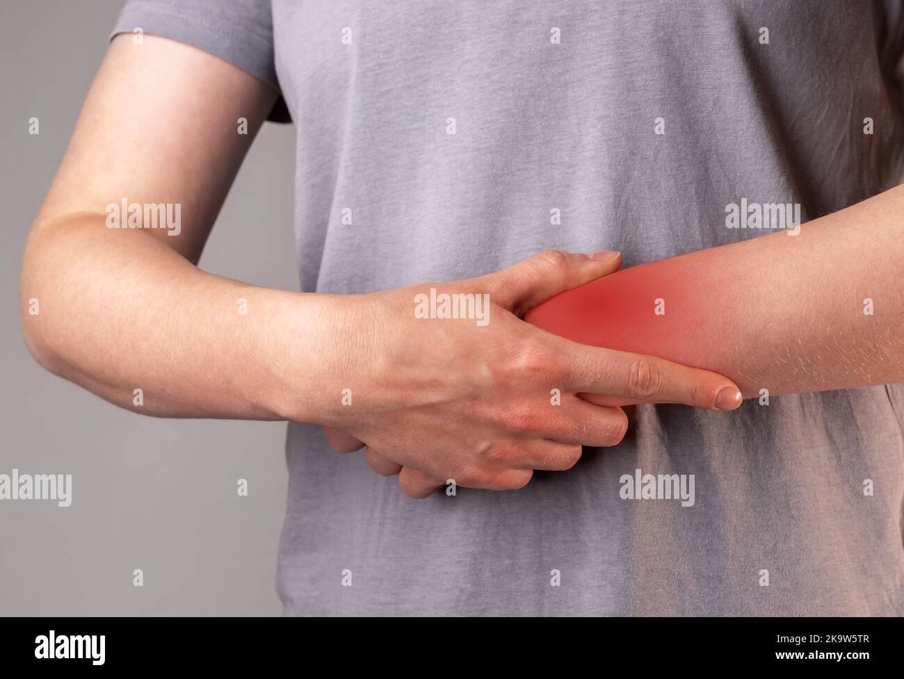 Schmerzen am Handgelenk, Krämpfe, Krämpfe. Karpalleidenverletzung, Trauma, Verstauchung der