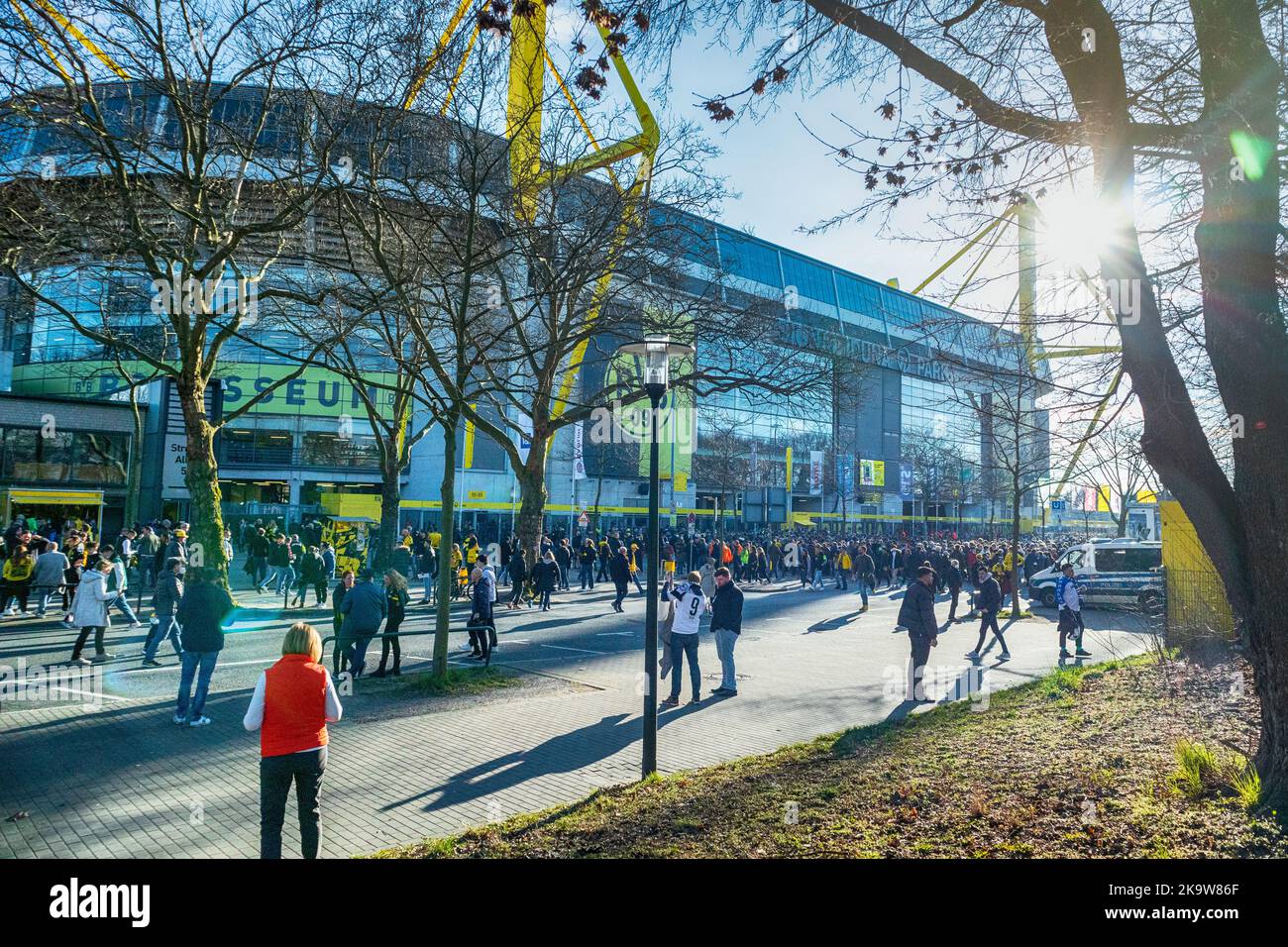 Signal Iduna Park. Fußballstadion Borussia Dortmund Stockfoto