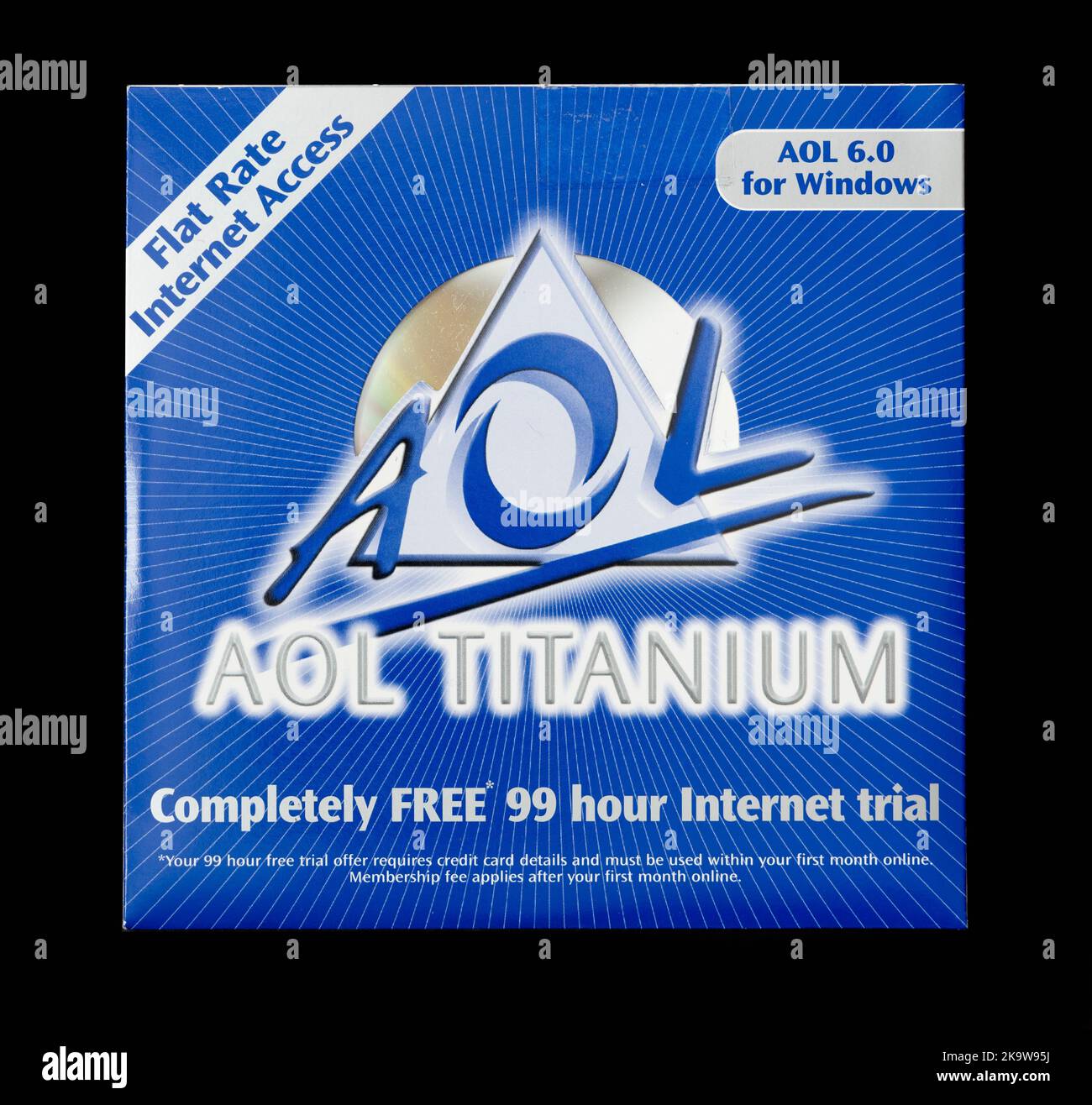 AOL Internet Provider Installations-cd Direct Mail an potenzielle Kunden. Stockfoto