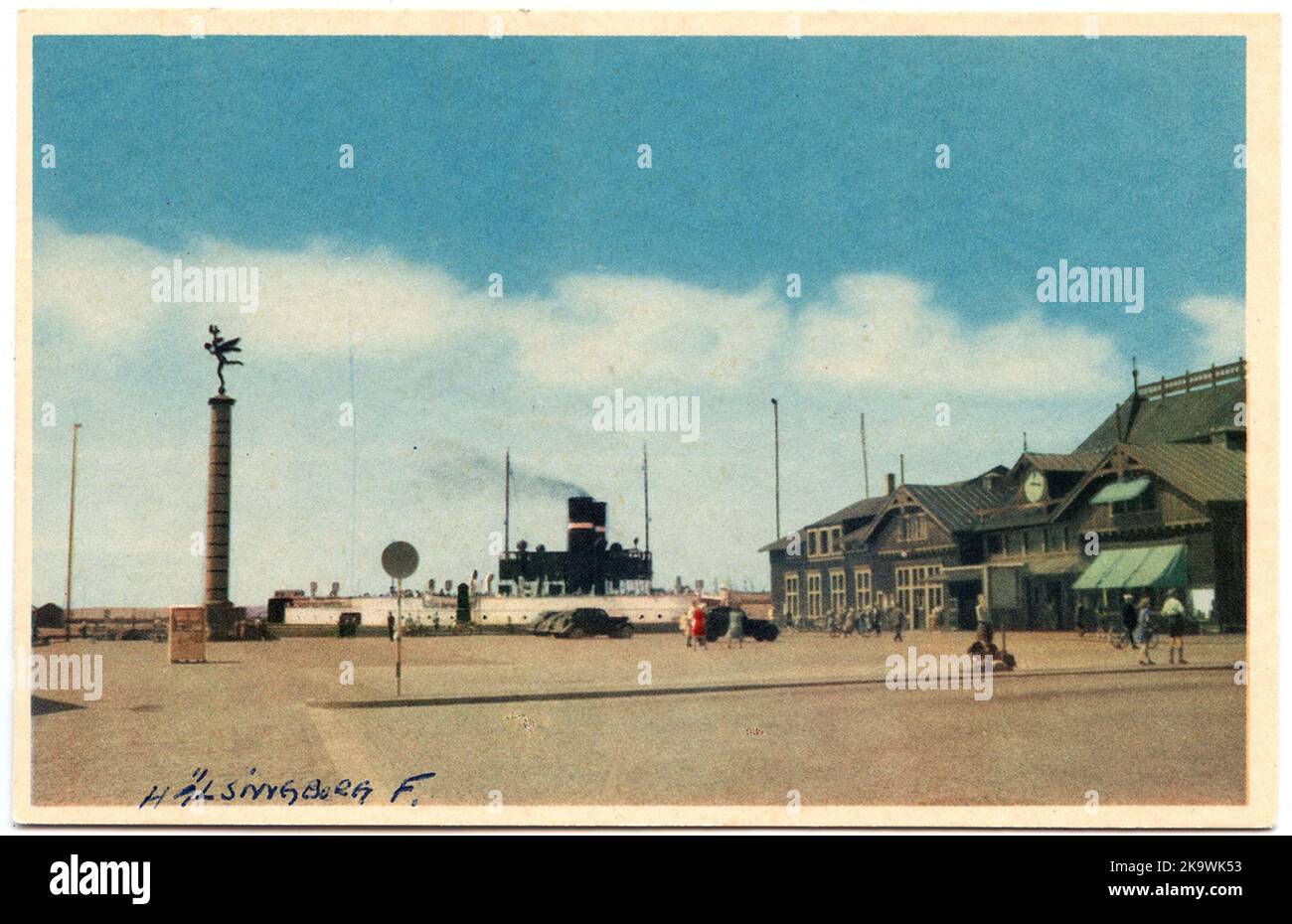 Helsingborg Ferry Station. Stockfoto