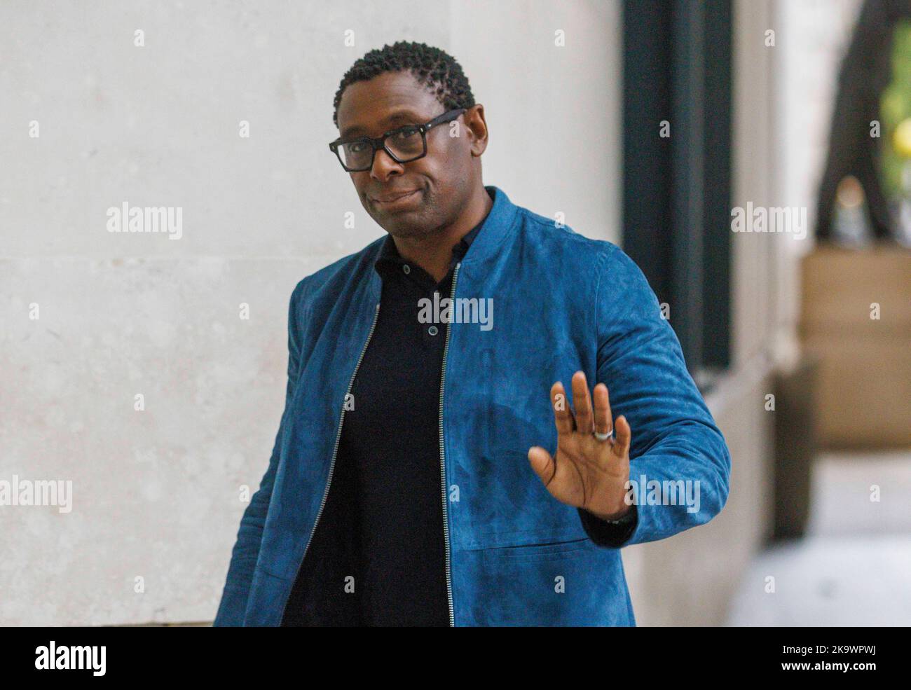 London, Großbritannien. 30. Oktober 2022. David Harewood, Schauspieler, bei der BBC am Sonntag mit Laura Kuensberg. Kredit: Karl Black/Alamy Live Nachrichten Stockfoto