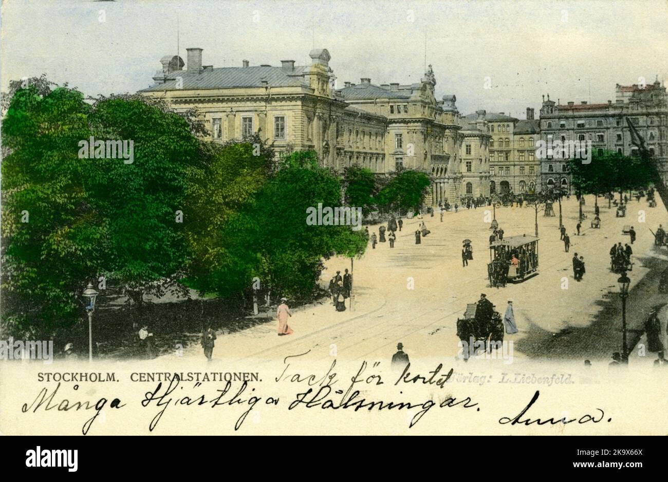 Hauptbahnhof Stockholm Stockfoto