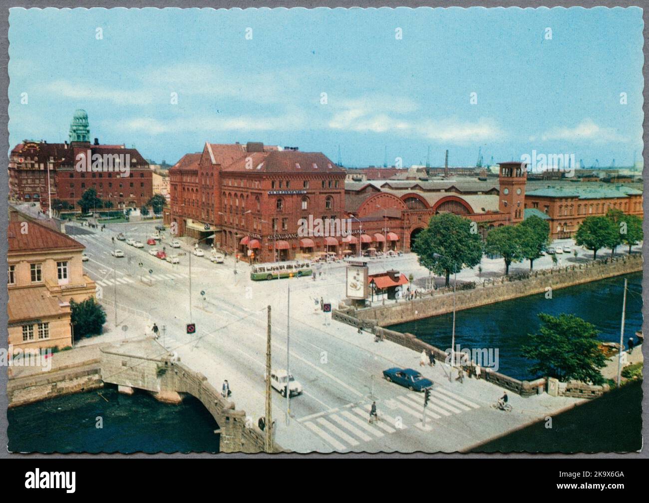 Malmö Hauptbahnhof. Stockfoto