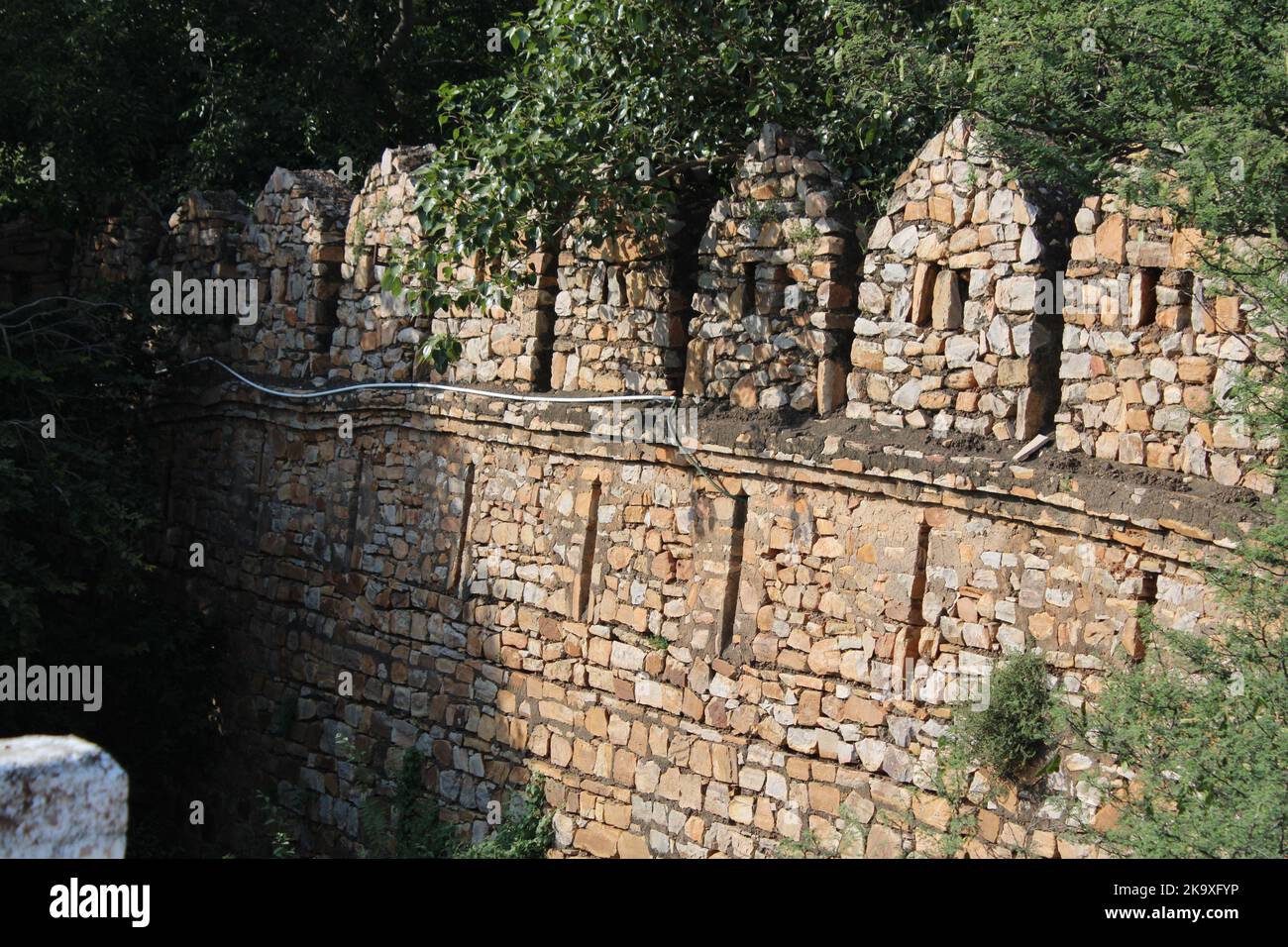 Die Amber Fort wurden ursprünglich von Raja man Singh gebaut. Jai Singh Ich erweiterte es. Verbesserungen und Ergänzungen wurden nacheinander Lineale im Laufe der nächsten getan Stockfoto