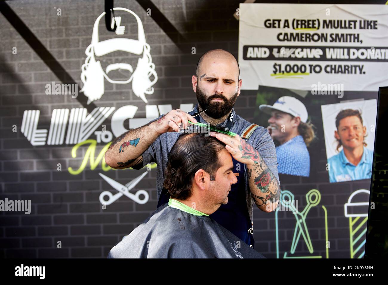 Miami, FL, USA. 30.. Oktober 2022. Sonntagsfinale der LIV Golf Team Championship Miami bei Trump National Doral Miami, Doral, Florida Sonntag, 30. Oktober 2022. Kredit: Yaroslav Sabitov/YES Market Media/Alamy Live Nachrichten Stockfoto