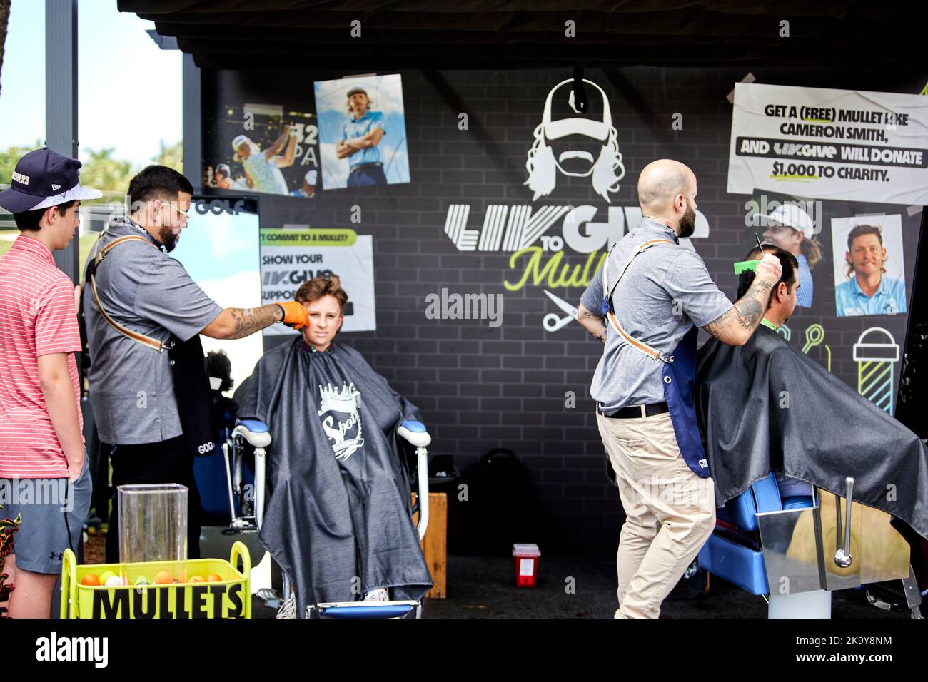 Miami, FL, USA. 30.. Oktober 2022. Sonntagsfinale der LIV Golf Team Championship Miami bei Trump National Doral Miami, Doral, Florida Sonntag, 30. Oktober 2022. Kredit: Yaroslav Sabitov/YES Market Media/Alamy Live Nachrichten Stockfoto