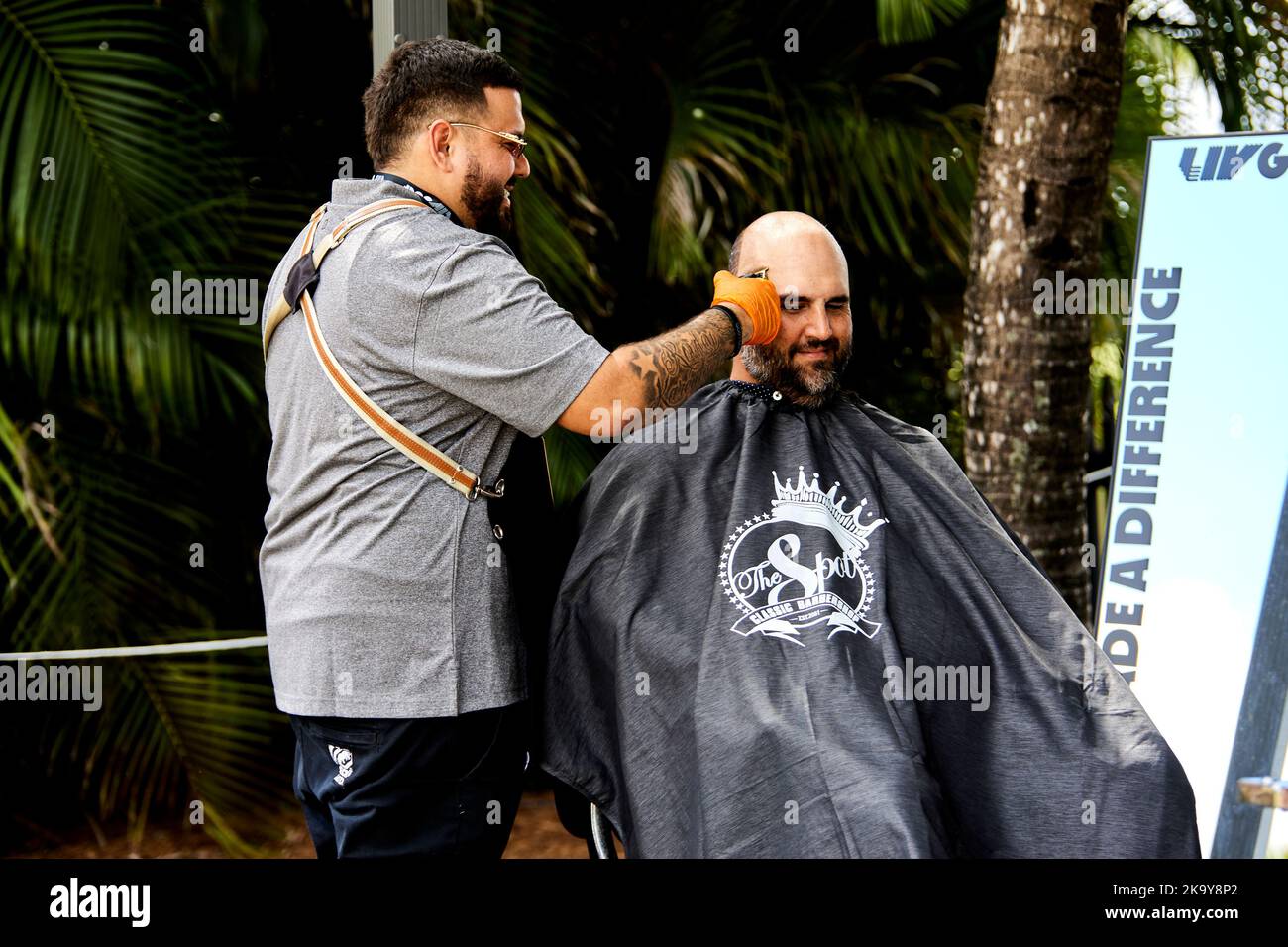 Miami, FL, USA. 30.. Oktober 2022. Sonntagsfinale der LIV Golf Team Championship Miami bei Trump National Doral Miami, Doral, Florida Sonntag, 30. Oktober 2022. Kredit: Yaroslav Sabitov/YES Market Media/Alamy Live Nachrichten Stockfoto