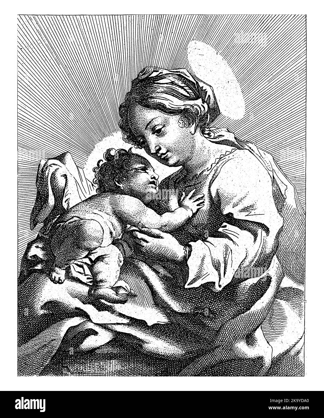 Auf ihrem schoß ist das christkind Fotos und Bildmaterial in hoher Auflösung Alamy