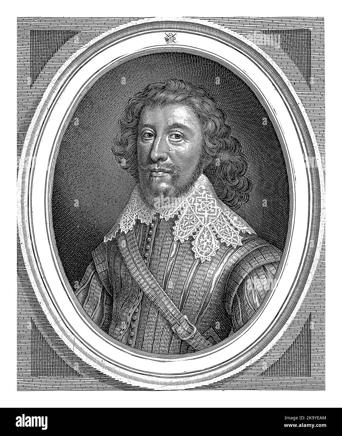 Porträt des englischen Marineoffiziers William Fielding, 1. Earl of Denbigh. Stockfoto