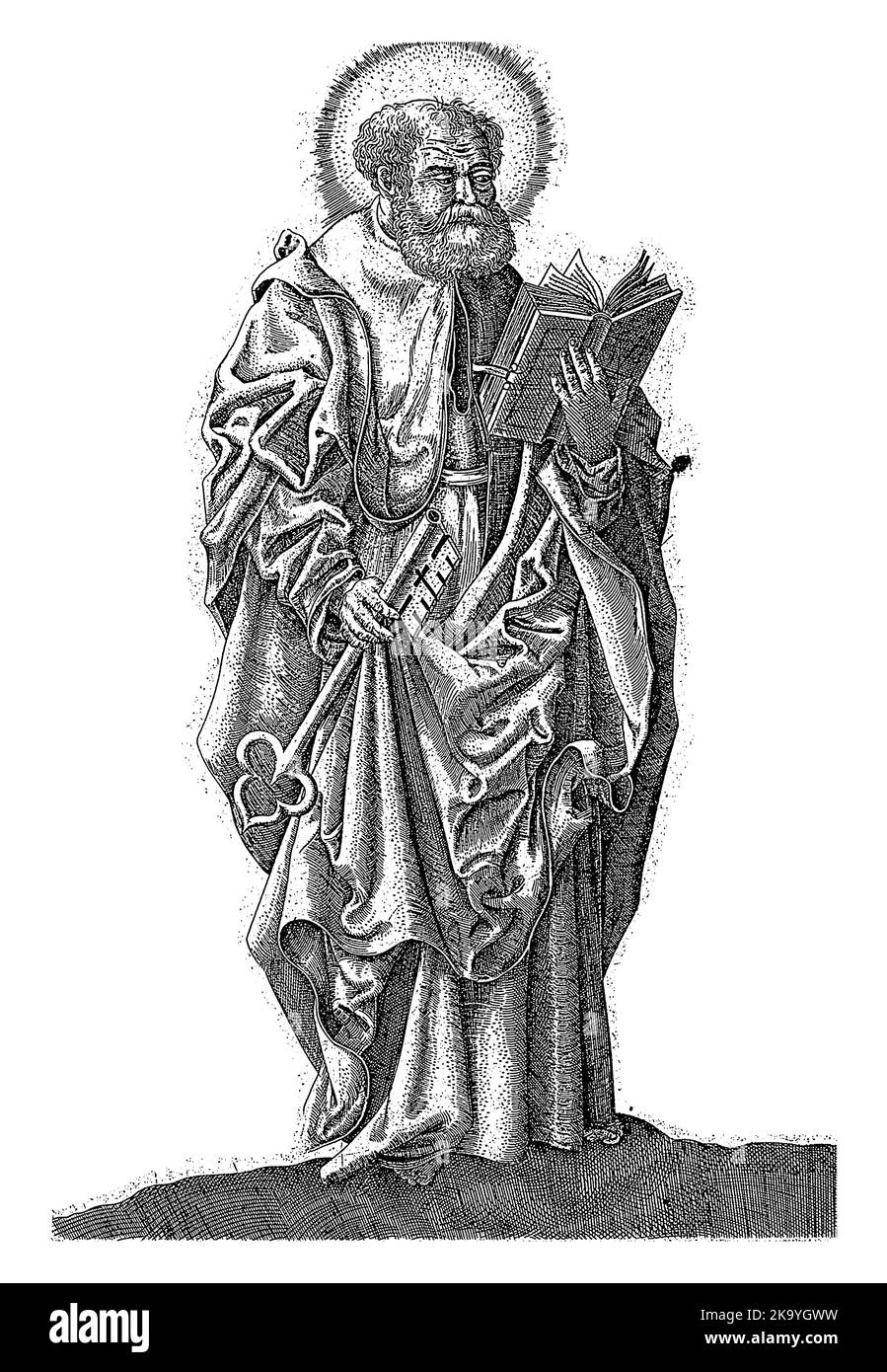 St. Peter, Franz Isaac Brun, 1559 Stockfoto
