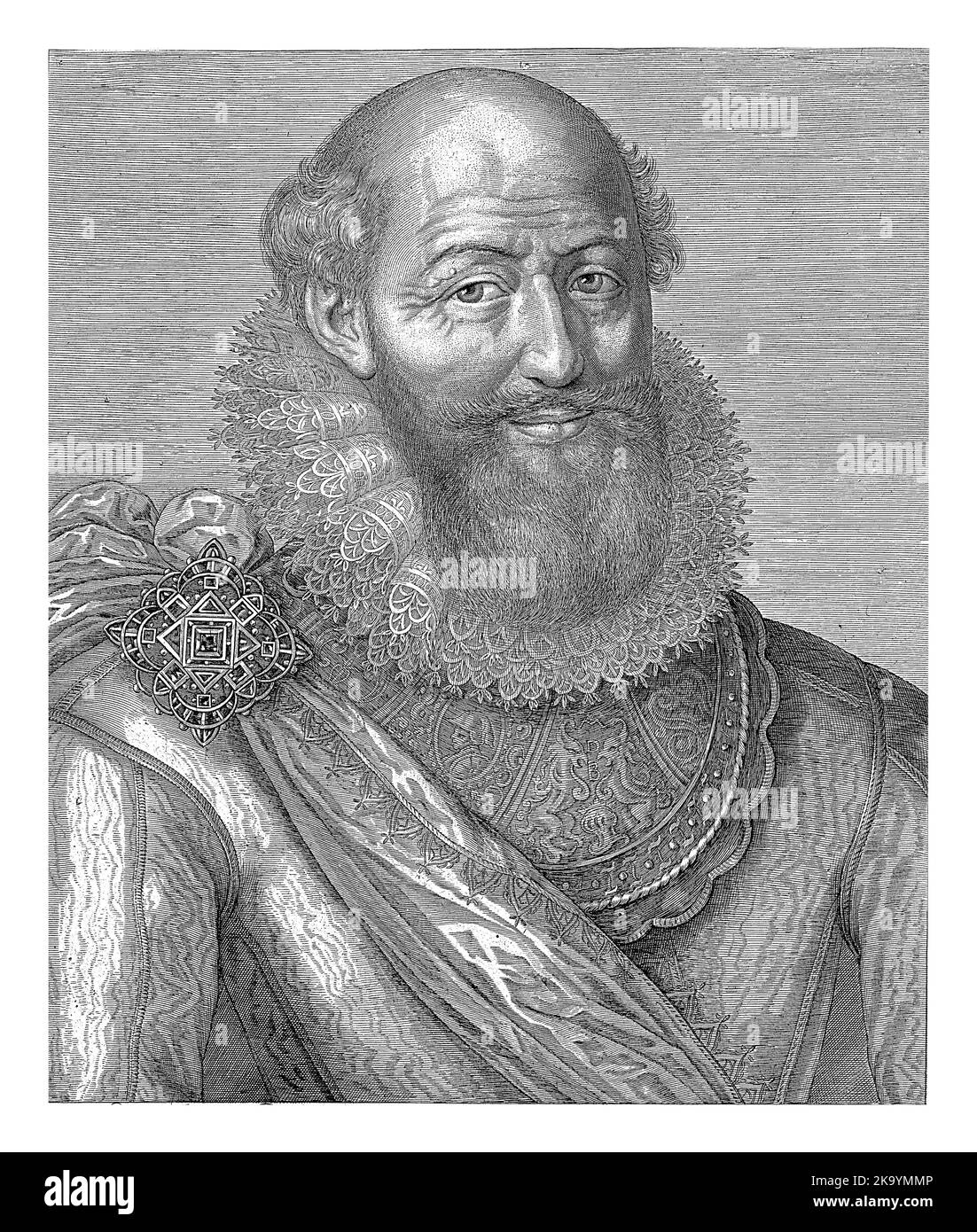 Porträt von Maximilian de Betune (1560-1641), Graf von Sully, französischer Staatsmann (Minister für Finanzen, Wirtschaft, Landwirtschaft und öffentliche Arbeiten) unter König Stockfoto