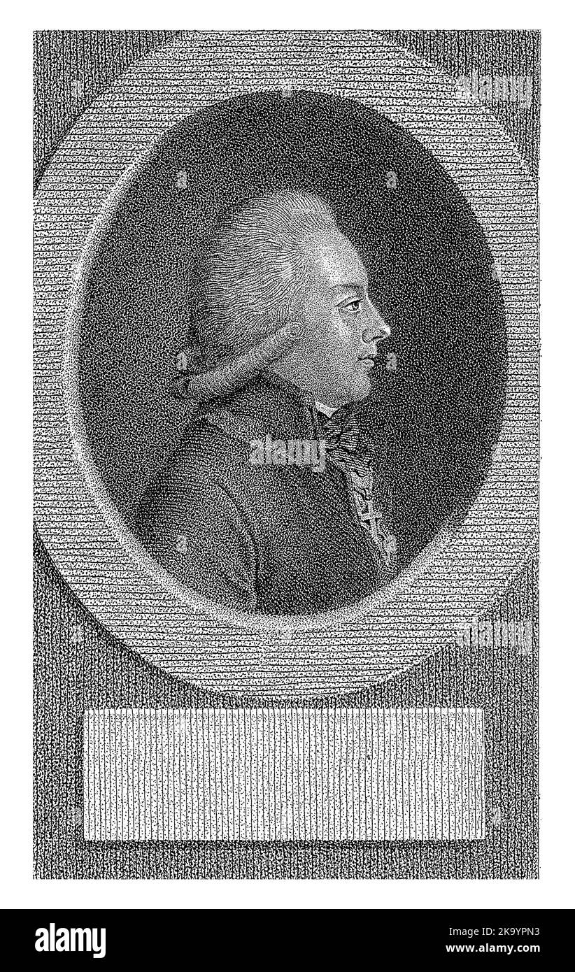 Porträt von Charles Maurice de Talleyrand-Perigord, Lambertus Antonius Claessens, c. 1792 - c. 1808 Stockfoto
