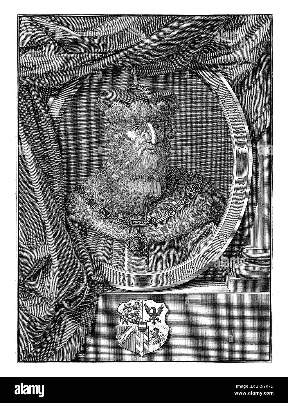 Porträt von Friedrich IV., Herzog von Österreich, Bernard Picart (Werkstatt von), nach Bernard Picart, 1713 Stockfoto Porträt von Friedrich IV., Herzog von Österreich, Bernard Picart (Werkstatt von), nach Bernard Picart, 1713 Stockfoto