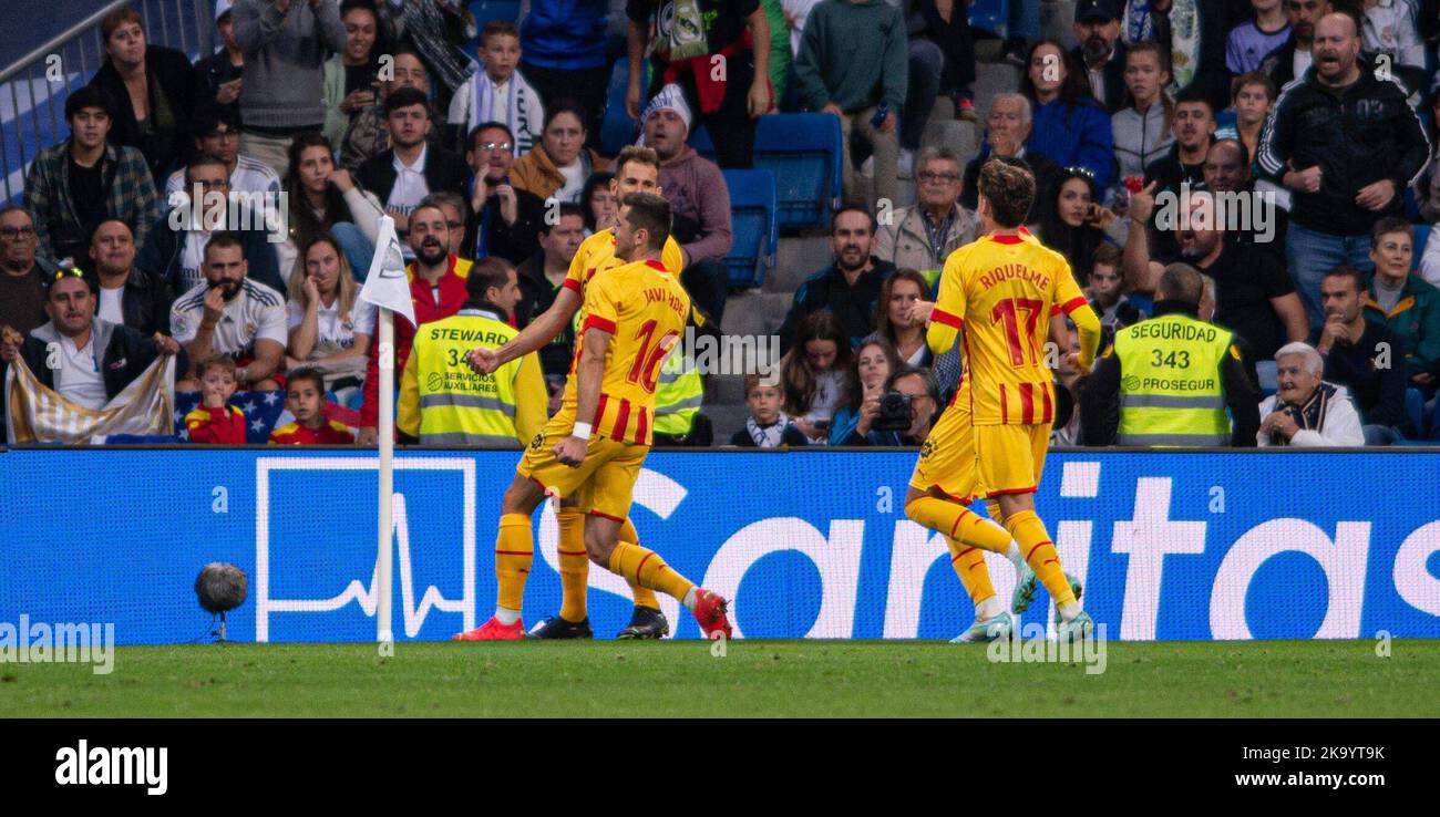 Madrid, Spanien. 30. Oktober 2022. La Liga Spanisches Fußballspiel La Liga Real Madrid gegen Girona im Santiago Bernabeu Stadion, 30. Oktober 2022. 900/Cordon Press Credit: CORDON PRESS/Alamy Live News Stockfoto