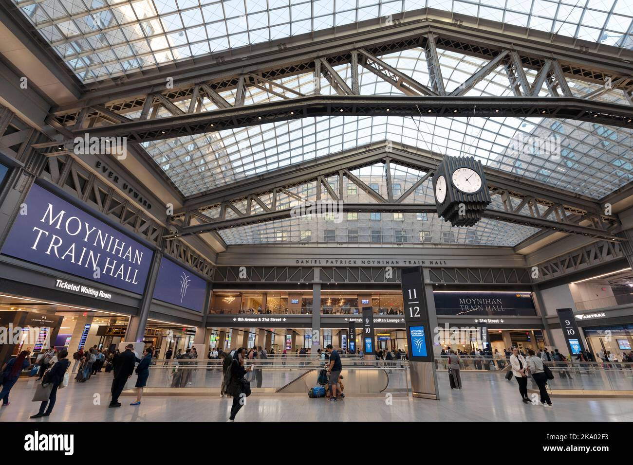 Moynihan Train Hall, Manhattan, New York Stockfoto