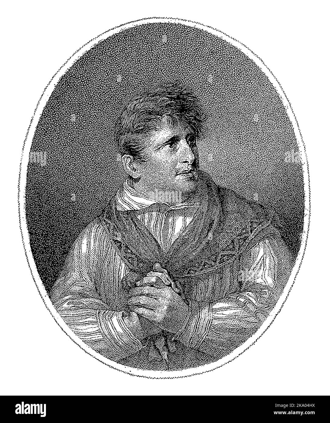 Porträt des Sängers Charles Incledon, Giovanni Vendramini, nach J.T. Friseur, 1804 Stockfoto