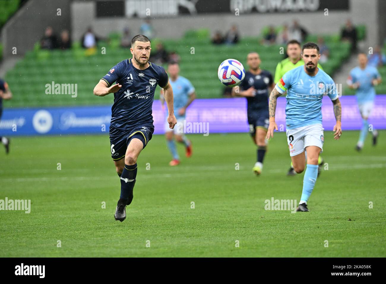 Melbourne, Australien. 30. Oktober 2022. Melbourne City / Wellington Phoenix im AAMI Park. Stockfoto
