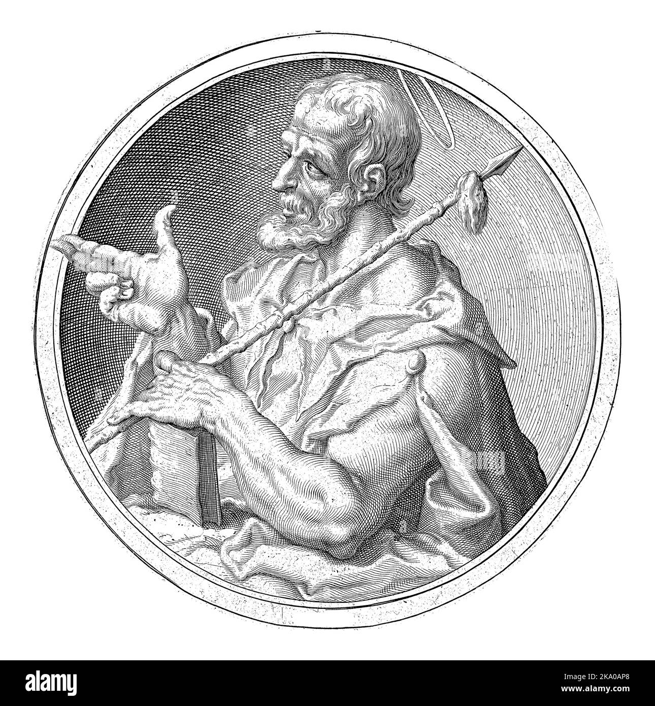 H. Thomas, Zacharias Dolendo, nach Jacob de Gheyn (II), c. 1596 Stockfoto