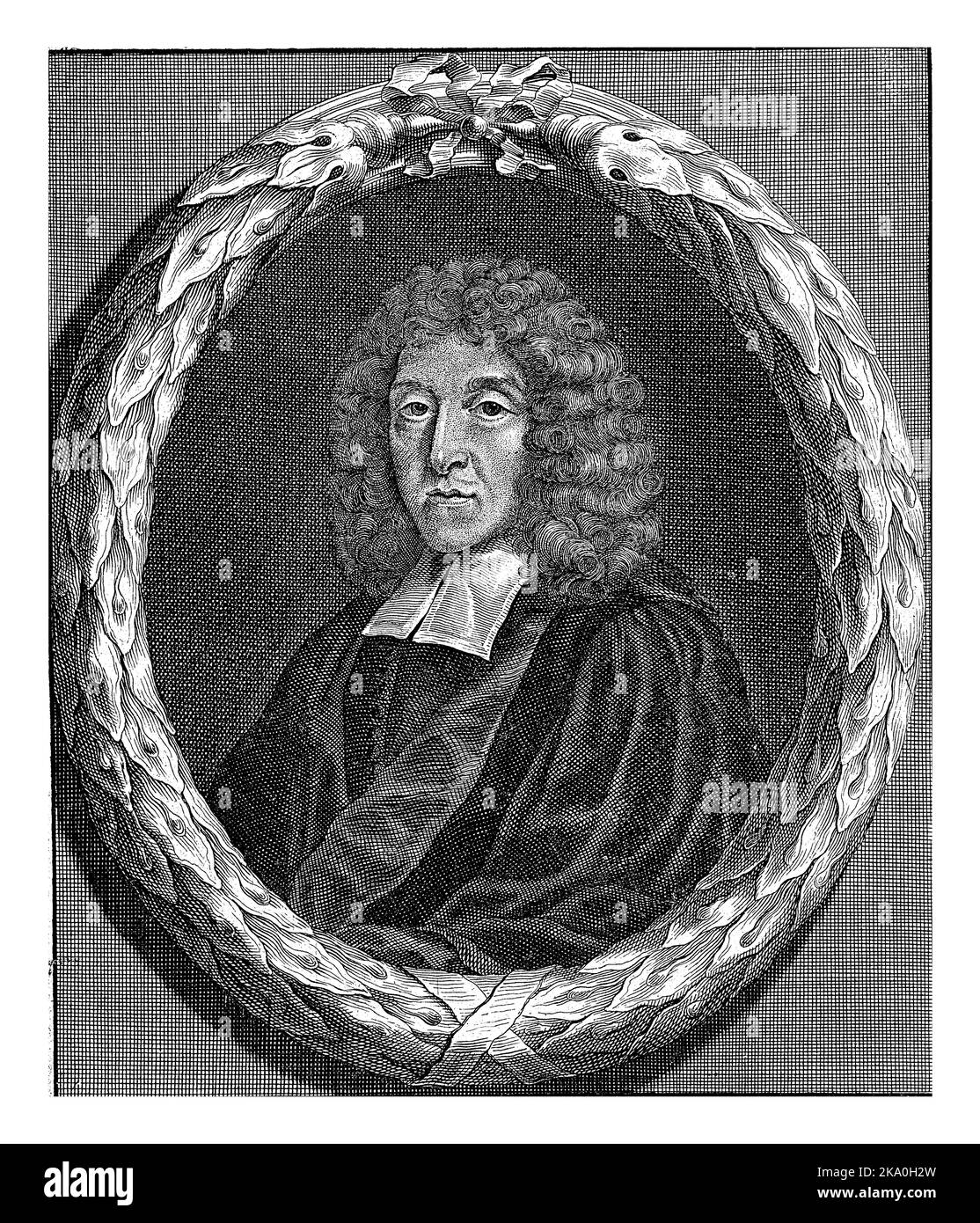 Porträt des Wiener Philologen Franciscus Turrettinus. Stockfoto