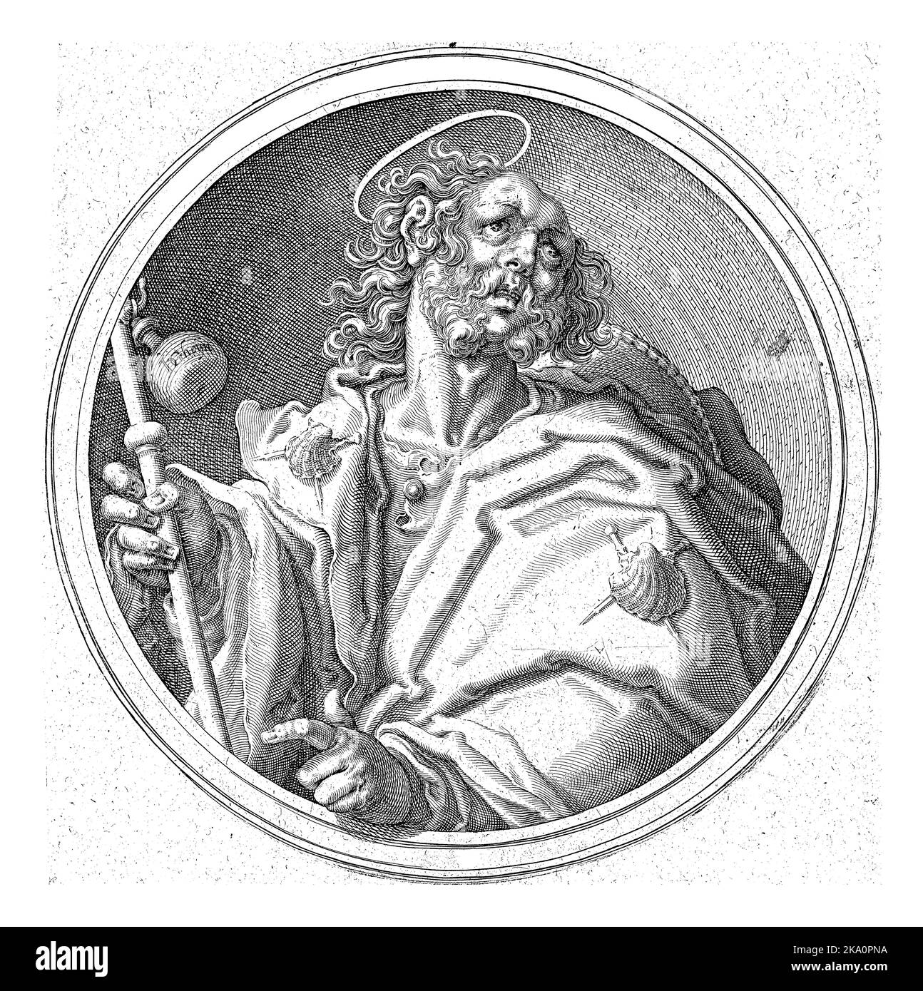 H. Jacobus der Superior, Zacharias Dolendo, nach Jacob de Gheyn (II), c. 1596 Stockfoto