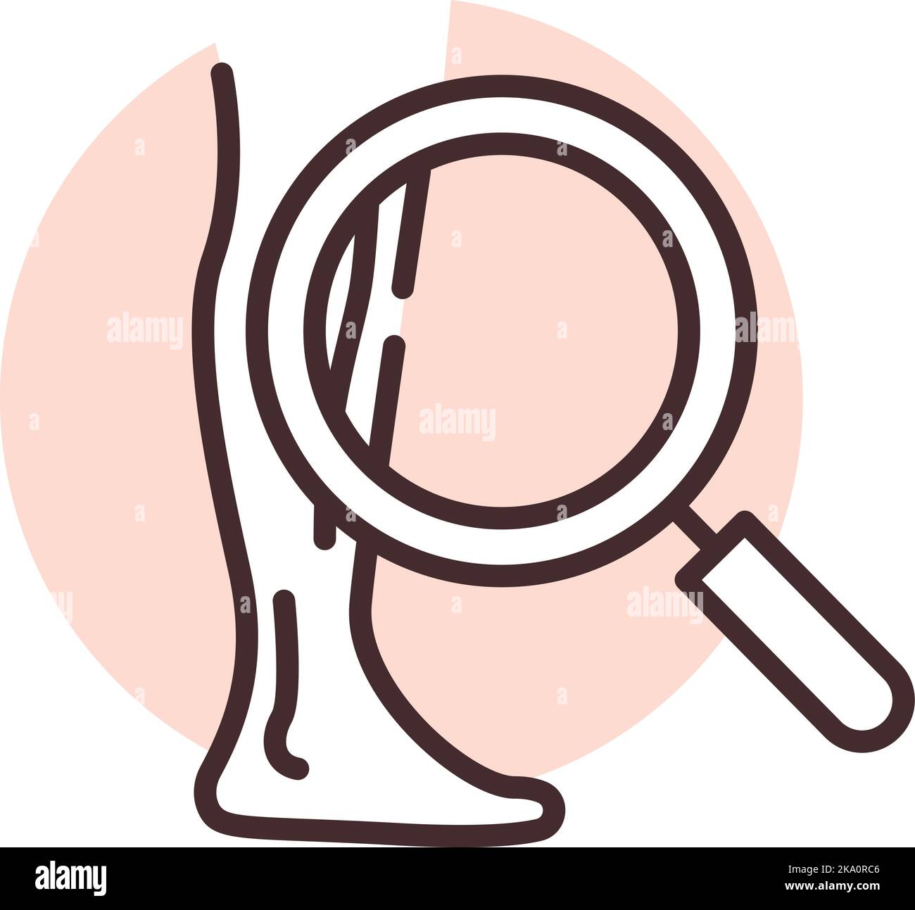 Gefäßhilfe, Illustration oder Symbol, Vektor auf weißem Hintergrund. Stock Vektor