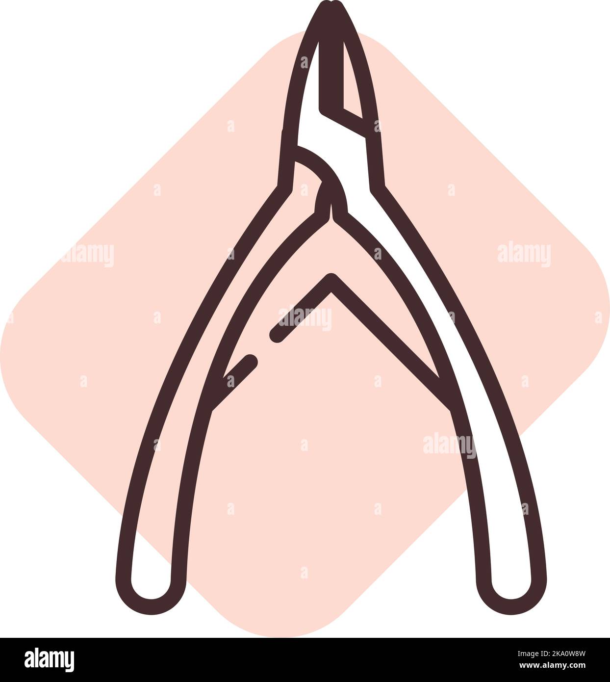 Beauty-Clipper, Illustration oder Symbol, Vektor auf weißem Hintergrund. Stock Vektor