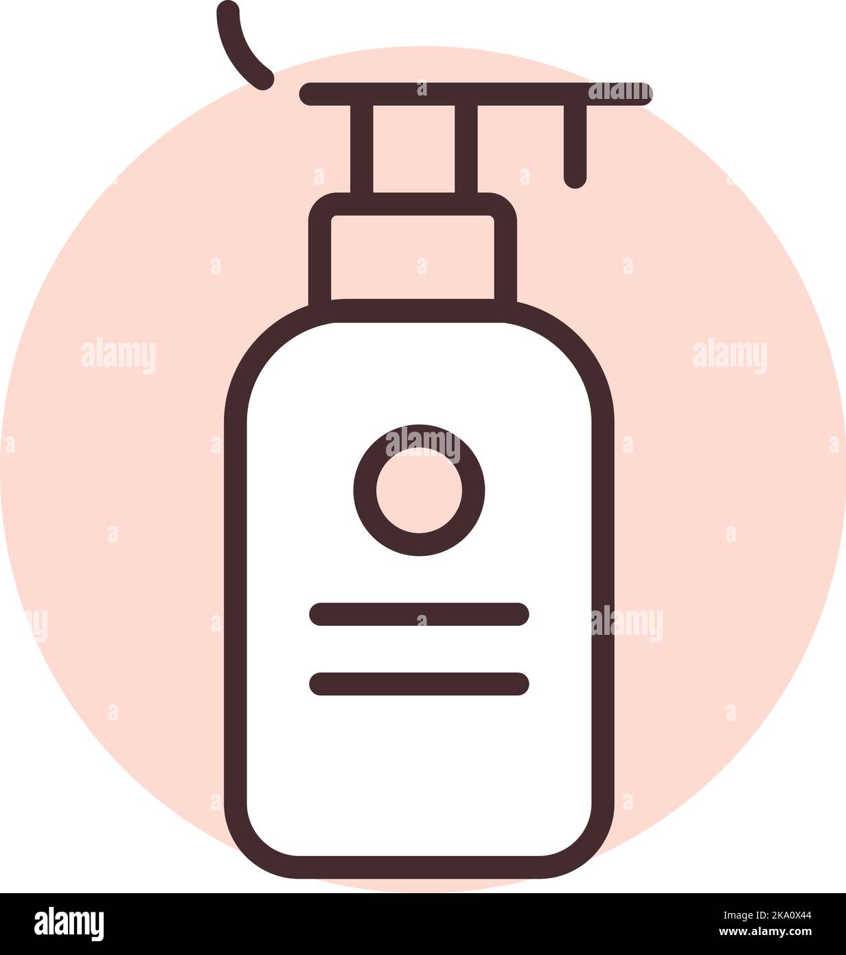 Reinigung von Haushaltsseife, Illustration oder Symbol, Vektor auf weißem Hintergrund. Stock Vektor