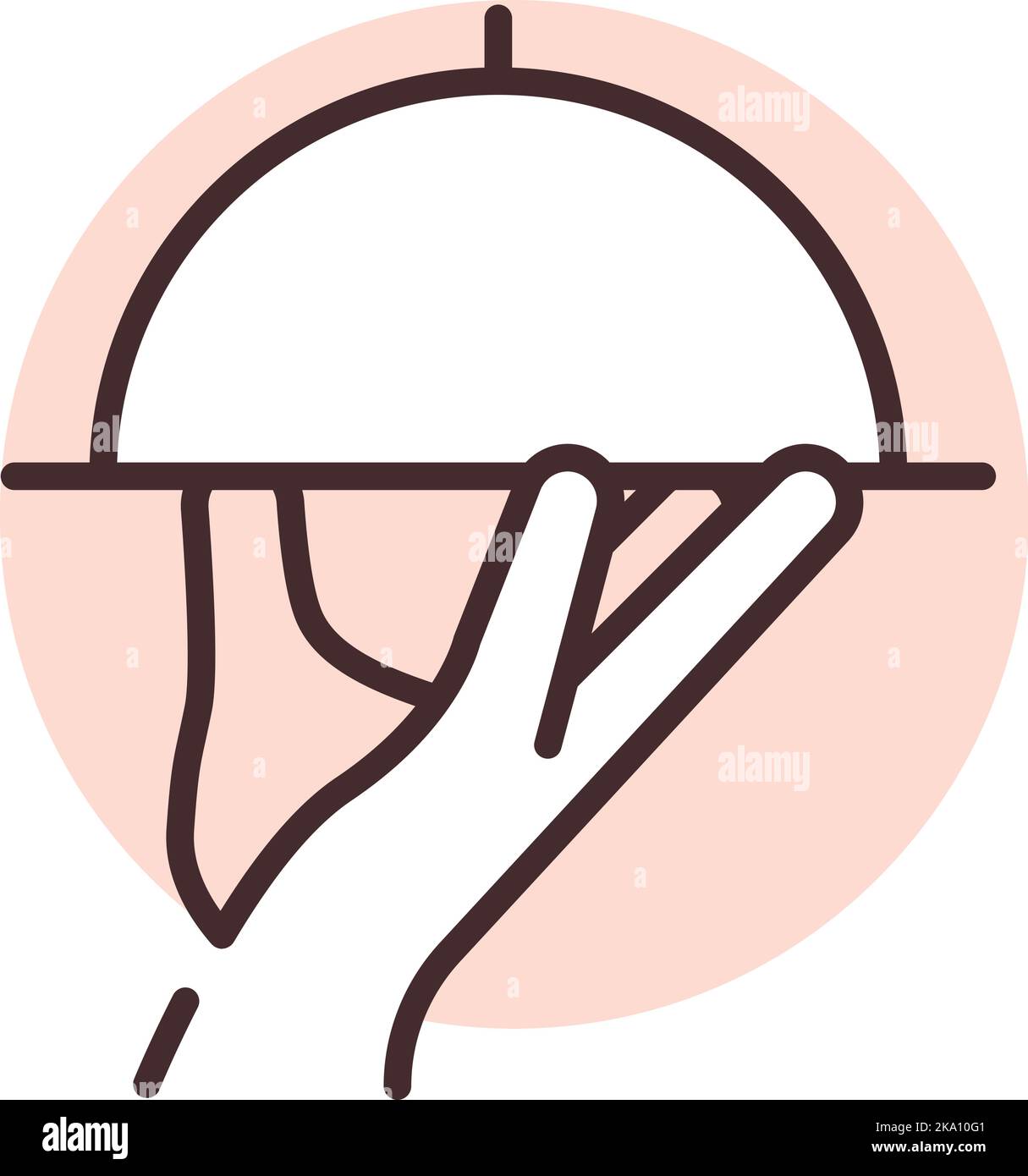 Lebensmittelverschiffung Lebensmittel, Illustration oder Symbol, Vektor auf weißem Hintergrund. Stock Vektor