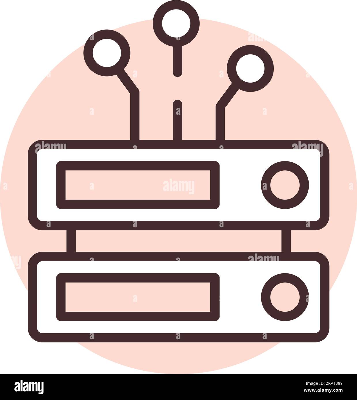 NFT-Daten, Illustration oder Symbol, Vektor auf weißem Hintergrund. Stock Vektor
