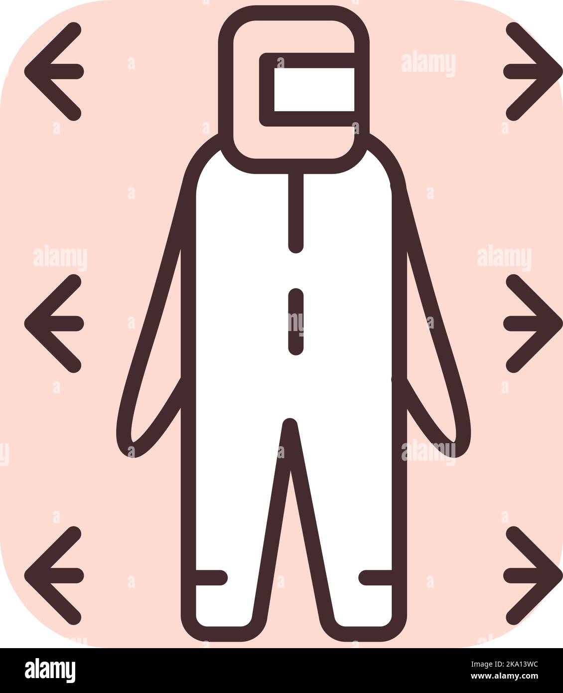 Reinigungs-Desinfektion, Illustration oder Symbol, Vektor auf weißem Hintergrund. Stock Vektor