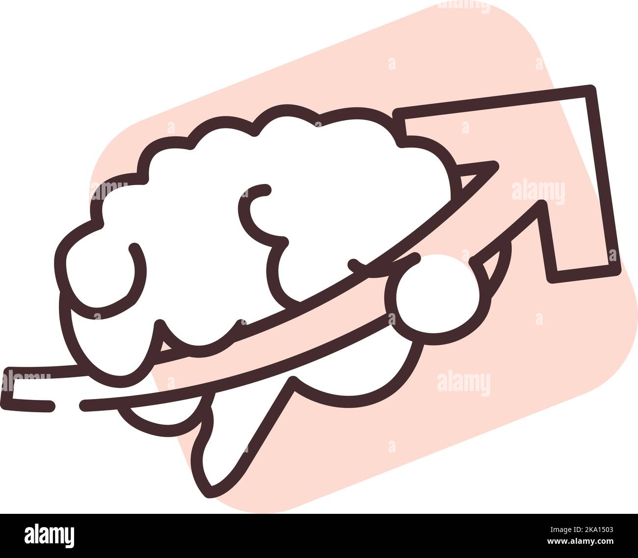 Teamarbeit Wachstum, Illustration oder Symbol, Vektor auf weißem Hintergrund. Stock Vektor