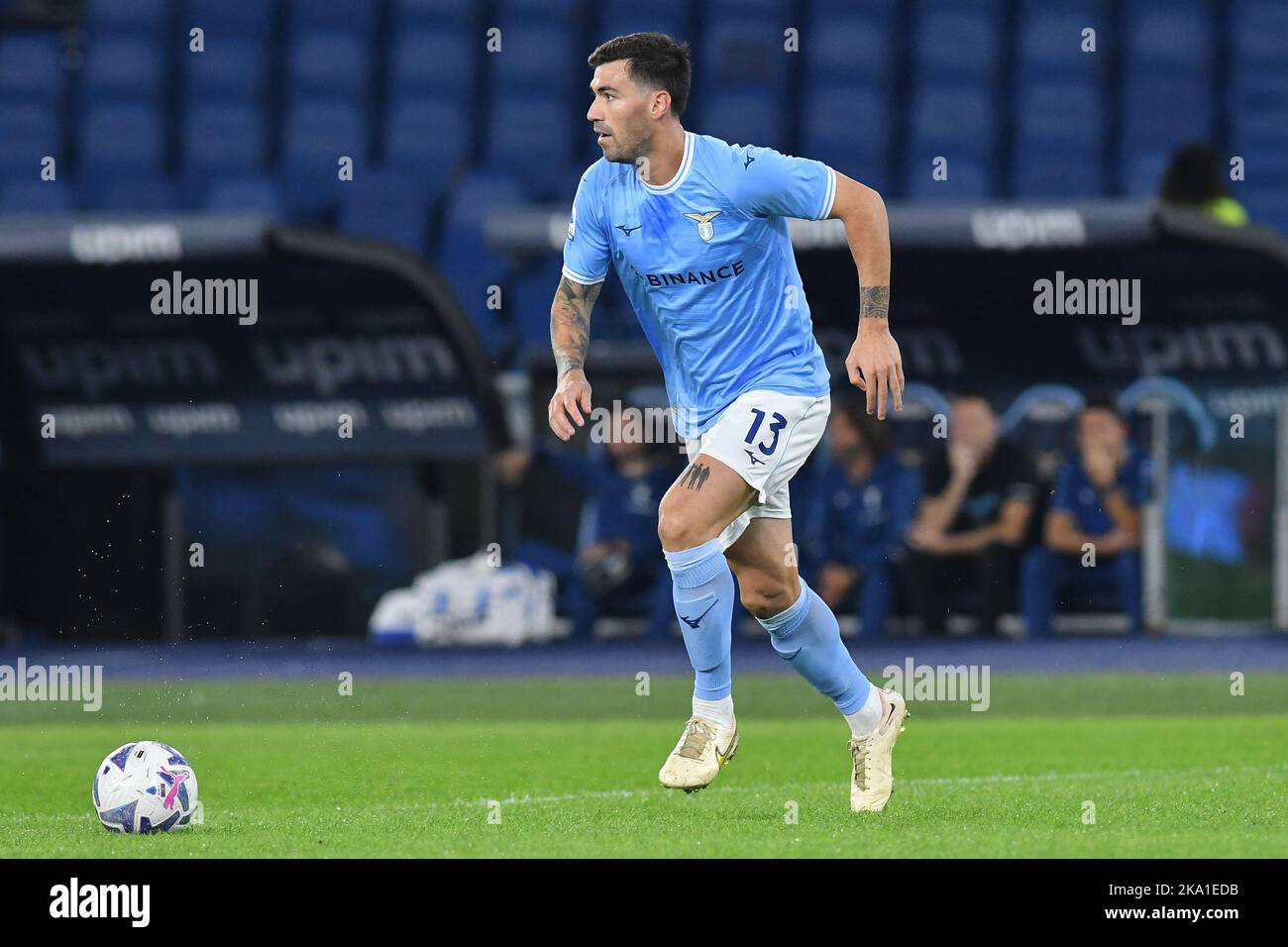 Rom, Italien ,30.. Oktober 2022 im Bild links nach rechts, Alessio Romagnoli von SS Lazio Während Fußball Serie A Spiel Serie A Spiel Lazio V Salernitana Kredit: Massimo Insabato/Alamy Live News Stockfoto