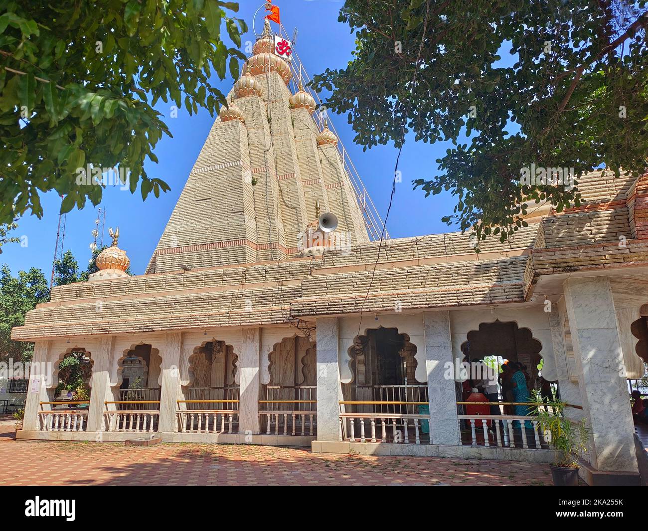 30. Oktober 2022, Pune, Indien, Kanifnath Tempel in der Nähe von Saswad, Shri Kanifnath Maharaj war einer von neun Lehrern im Navnath Sampradaya. Stockfoto
