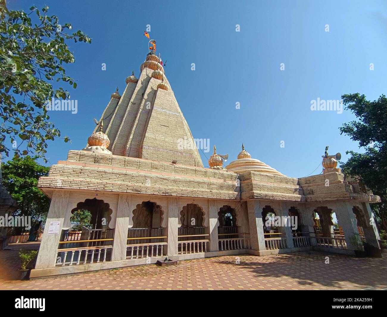 30. Oktober 2022, Pune, Indien, Kanifnath Tempel in der Nähe von Saswad, Shri Kanifnath Maharaj war einer von neun Lehrern im Navnath Sampradaya. Stockfoto