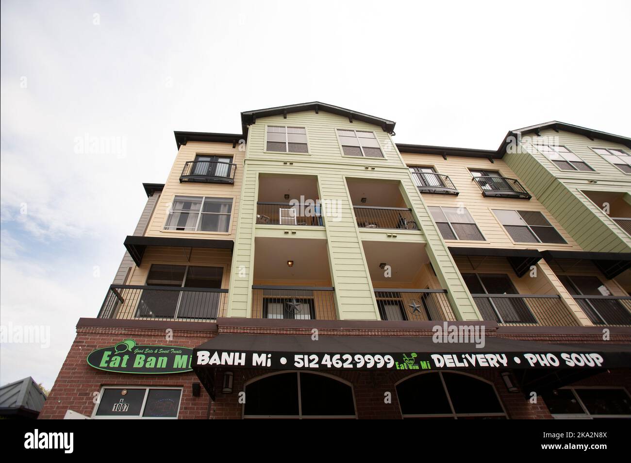 Vietnamesisches Restaurant, Austin Stockfoto